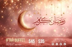 Ramadan Iftar Buffet Banner Design Template Product Image 1