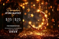 Ramadan Iftar Buffet Banner Design Template Product Image 1