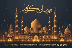 Ramadan Kareem Banner Design Template Product Image 1