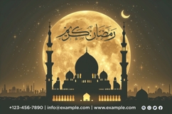 Ramadan Kareem Banner Design Template Product Image 1