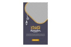 Ramadan iftar stories social media template design Product Image 1