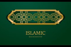 Ramadan kareem greeting banner background with arabic ornate Product Image 2
