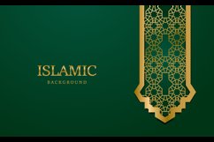 Ramadan kareem greeting banner background with arabic orname Product Image 2