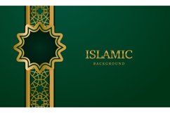 Ramadan kareem greeting banner background with arabic ornate Product Image 1