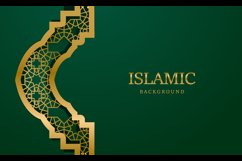 Ramadan kareem greeting banner background with arabic ornate Product Image 2