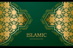 Ramadan kareem islamic arabic green luxury background Product Image 2