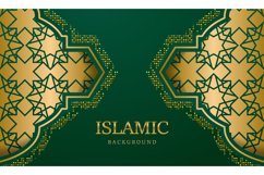Ramadan kareem islamic arabic green luxury background Product Image 1