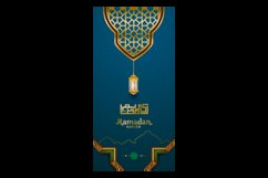Ramadan kareem vertical banner background Product Image 2
