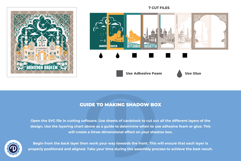 Ramadan Majesty 3D Light Box - Ramadan 3D Layered Paper Cut Product Image 5