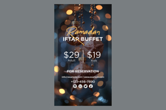 Ramadan Iftar Buffet Poster Design Template Product Image 1