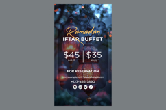 Ramadan Iftar Buffet Poster Design Template Product Image 1
