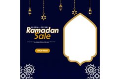 Ramadan sale post template concept Product Image 1