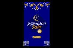 Ramadan sale stories social media design Product Image 2