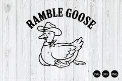 Ramble Goose SVG, Funny Goose SVG, Funny Goose SVG Product Image 1