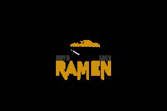 Ramen or noodle vintage logo design template Product Image 2