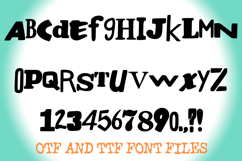 Random Alphabet Ransom Note Letters ABC Text Font Hand Drawn Product Image 2