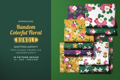 Random Colorful Floral - Seamless Pattern Product Image 1