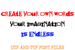 Random Letters Ransom Note Alphabet ABC Text Font Hand Drawn Product Image 3