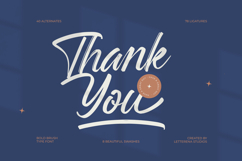 Rangdak Morattes Bold Brush Type Font Product Image 20