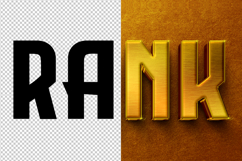 Rank 3D editable text effect Product Image 2