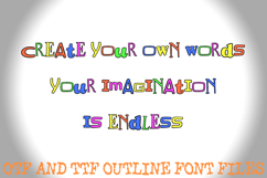 Ransom Note Random Alphabet Lettering ABC Text Font Product Image 3