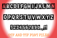 Ransom Punk Alphabet Lettering ABC Text Font OTF Product Image 2