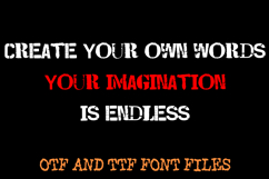 Ransom Punk Note 1 Distressed Lettering ABC Font Typography Product Image 4