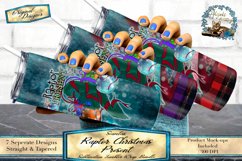 This is a beautiful Peekaboo Icy Christmas raptor sublimation design bundle that features Christmas Plaid textures and pink icy frozen accents. This is a Christmas themed Tumbler bundle