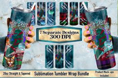 Raptor Sublimation, Christmas Raptor, Christmas Tumbler, Christmas Sublimation, Tumbler Design Bundle
