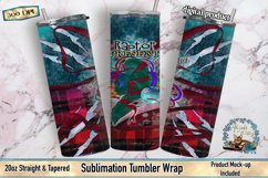 Raptor Sublimation, Christmas Raptor, Christmas Tumbler, Christmas Sublimation, Tumbler Design Bundle