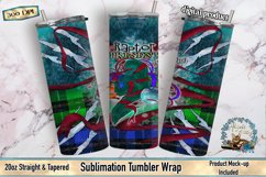 Raptor Sublimation, Christmas Raptor, Christmas Tumbler, Christmas Sublimation, Tumbler Design Bundle