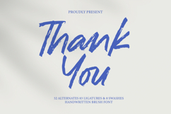 Rashing Skystand Handwritten Brush Font Product Image 15