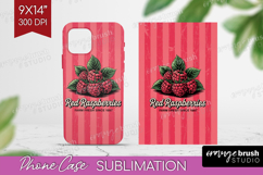 Raspberry Vintage Fruit Phone Case PNG Summer Case PNG Product Image 1