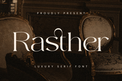 Rasther - Luxury serif font Product Image 1