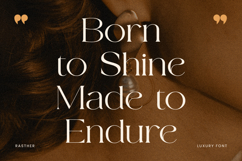 Rasther - Luxury serif font Product Image 7