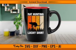 Rat Hunting Lucky Shirt SVG Funny Hunter Design Product Image 3