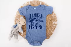I'd Rather Be Fishing | Father's Day | Fishing SVG Product Image 2