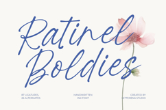 Ratinel Boldies - Handwritten Ink Font Product Image 1