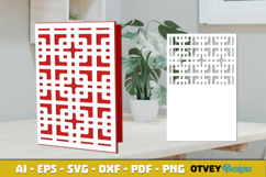 Rattan Card Cover Paper Cut Product Image 1