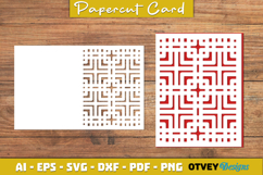 Rattan Card Cover Paper Cut Product Image 3