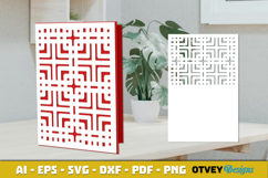 Rattan Card Cover Paper Cut Product Image 1