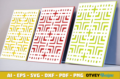 Rattan Card Cover Paper Cut Product Image 2