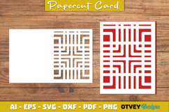 Rattan Card Cover Paper Cut Product Image 4