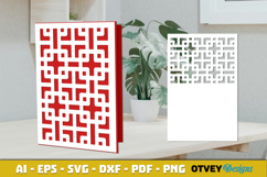 Rattan Card Cover Paper Cut Product Image 1