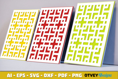 Rattan Card Cover Paper Cut Product Image 2