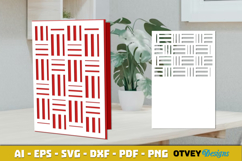 Rattan Card Cover Paper Cut Product Image 1