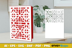 Rattan Card Cover Paper Cut Product Image 1
