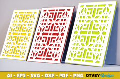 Rattan Card Cover Paper Cut Product Image 2