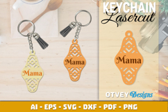 Rattan Keychain Lasercut File Product Image 2