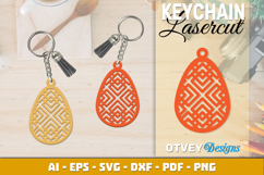 Rattan Keychain Lasercut File Product Image 2
